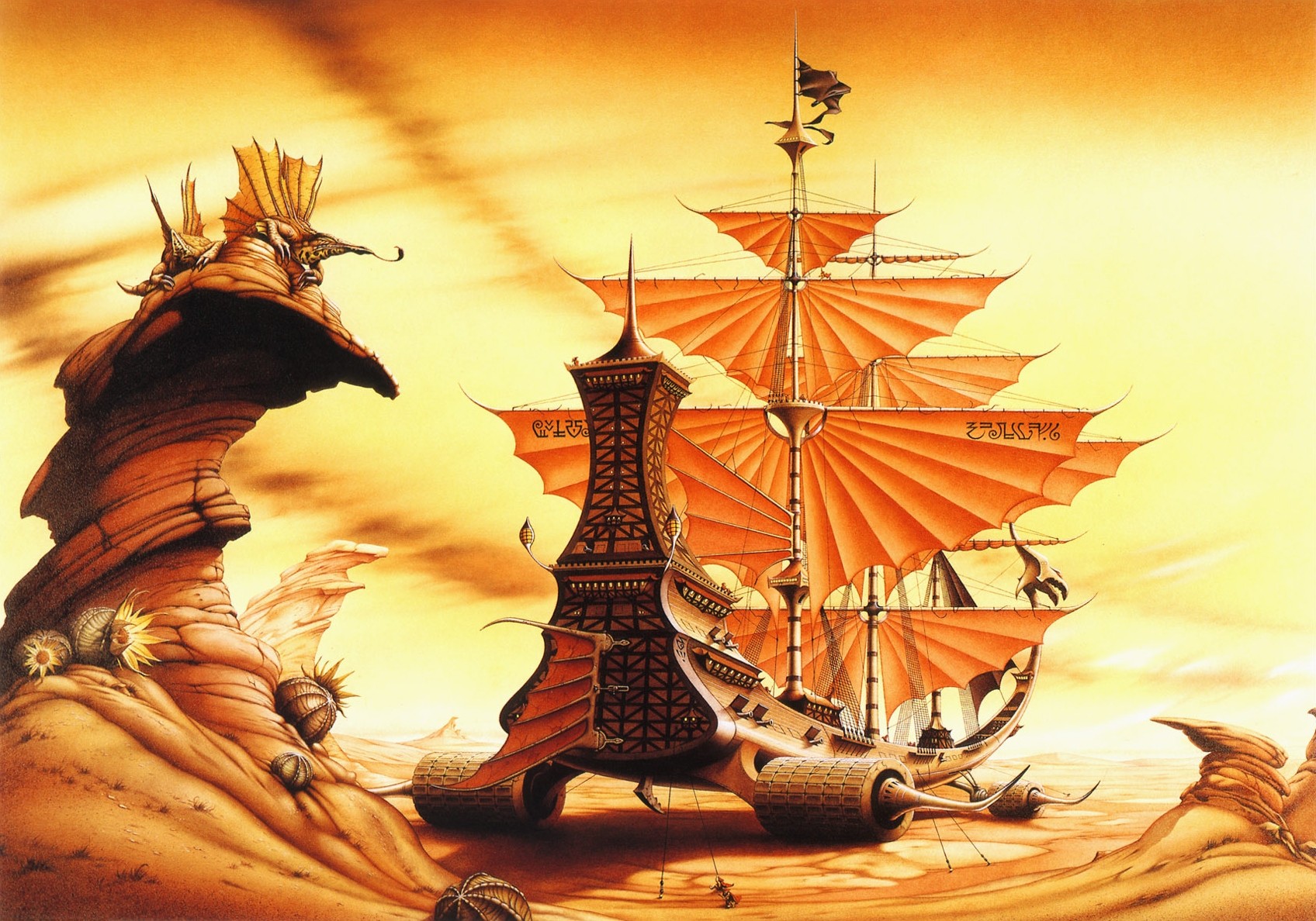 rodney matthews barco desierto