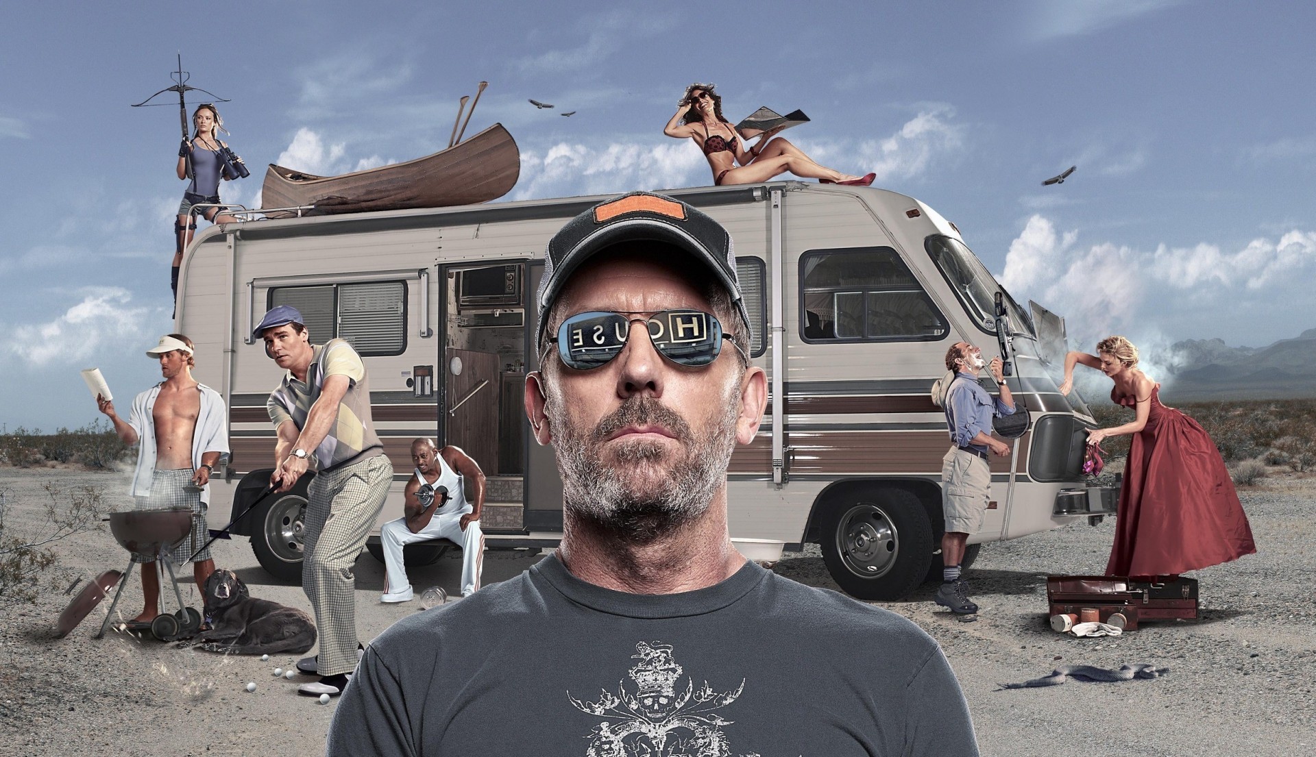 house md hugh laurie motor home