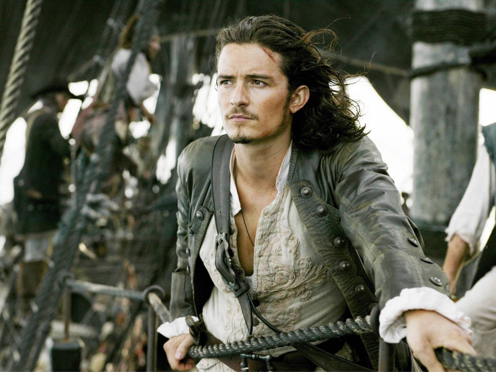 pirati dei caraibi orlando bloom pirata uomo