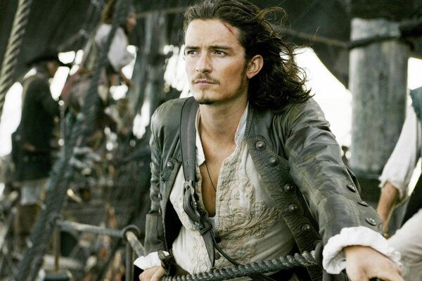 Pirata del Caribe. Orlando Bloom