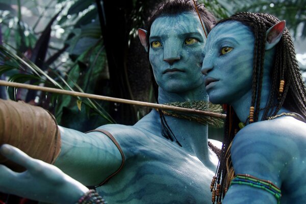 Les héros du film avatar visent quelqu un