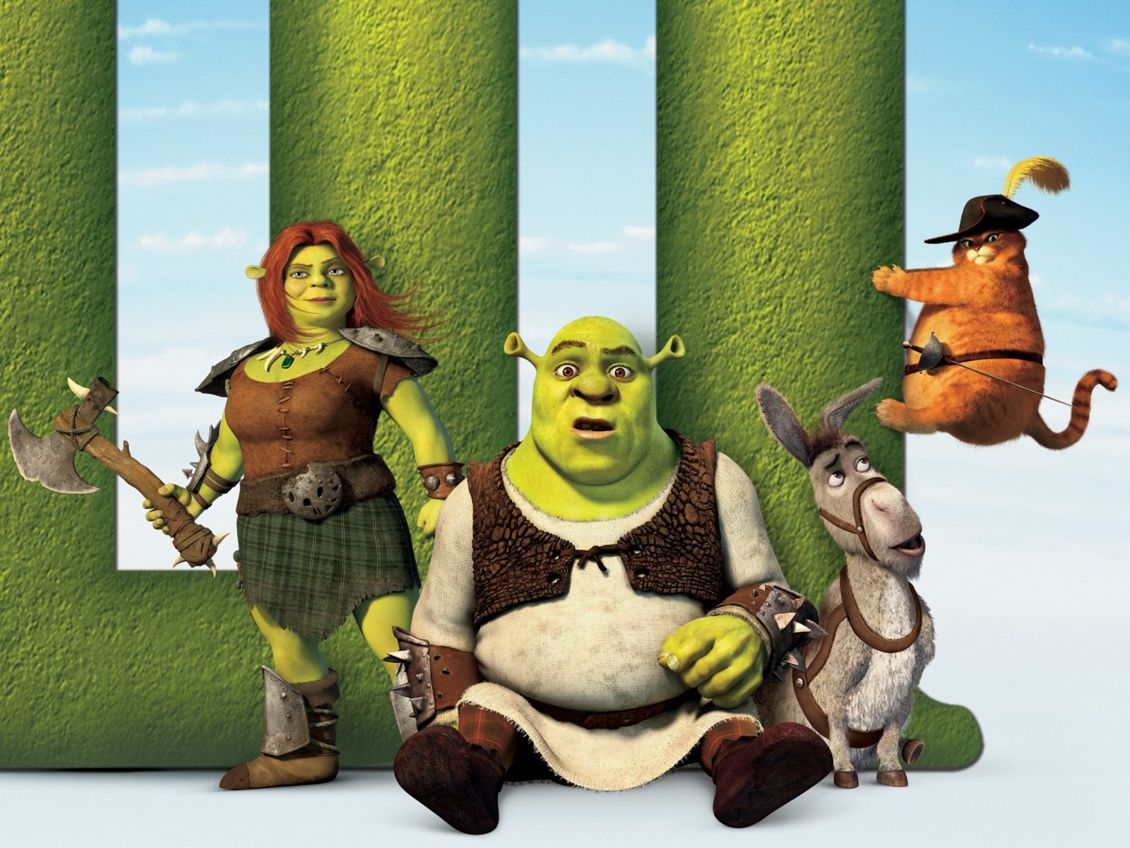 shrek forever last fat cat jezdny osioł fiona barbarzyńca