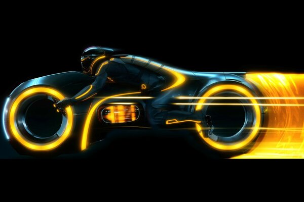 Moto da corsa dal film Tron