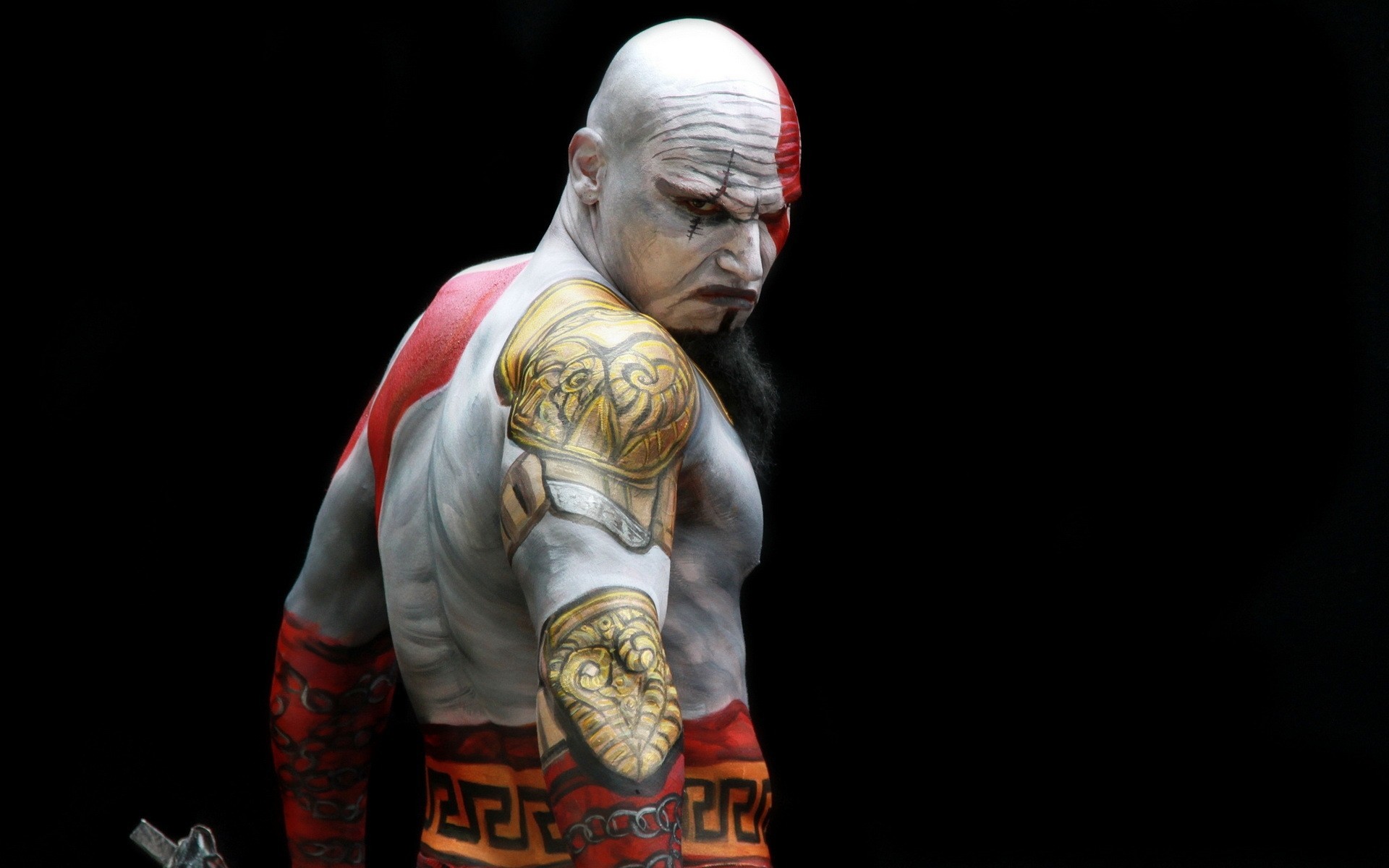 model przebranie god of war men