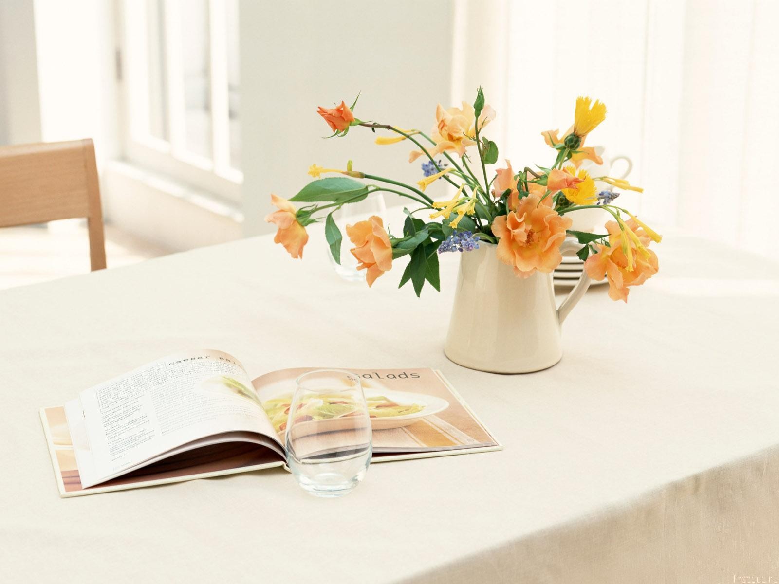 flower vase book