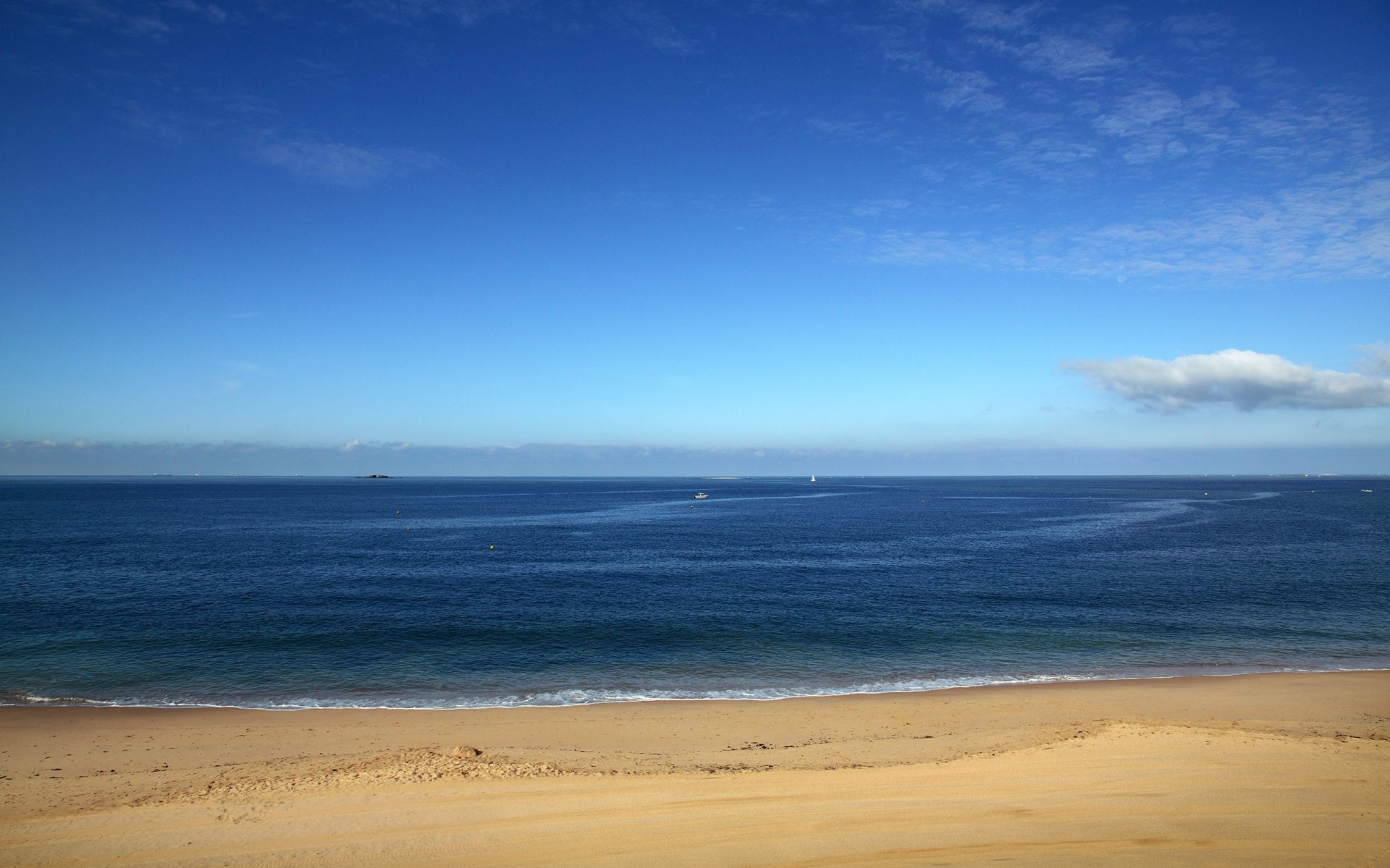 ciel sable bateaux