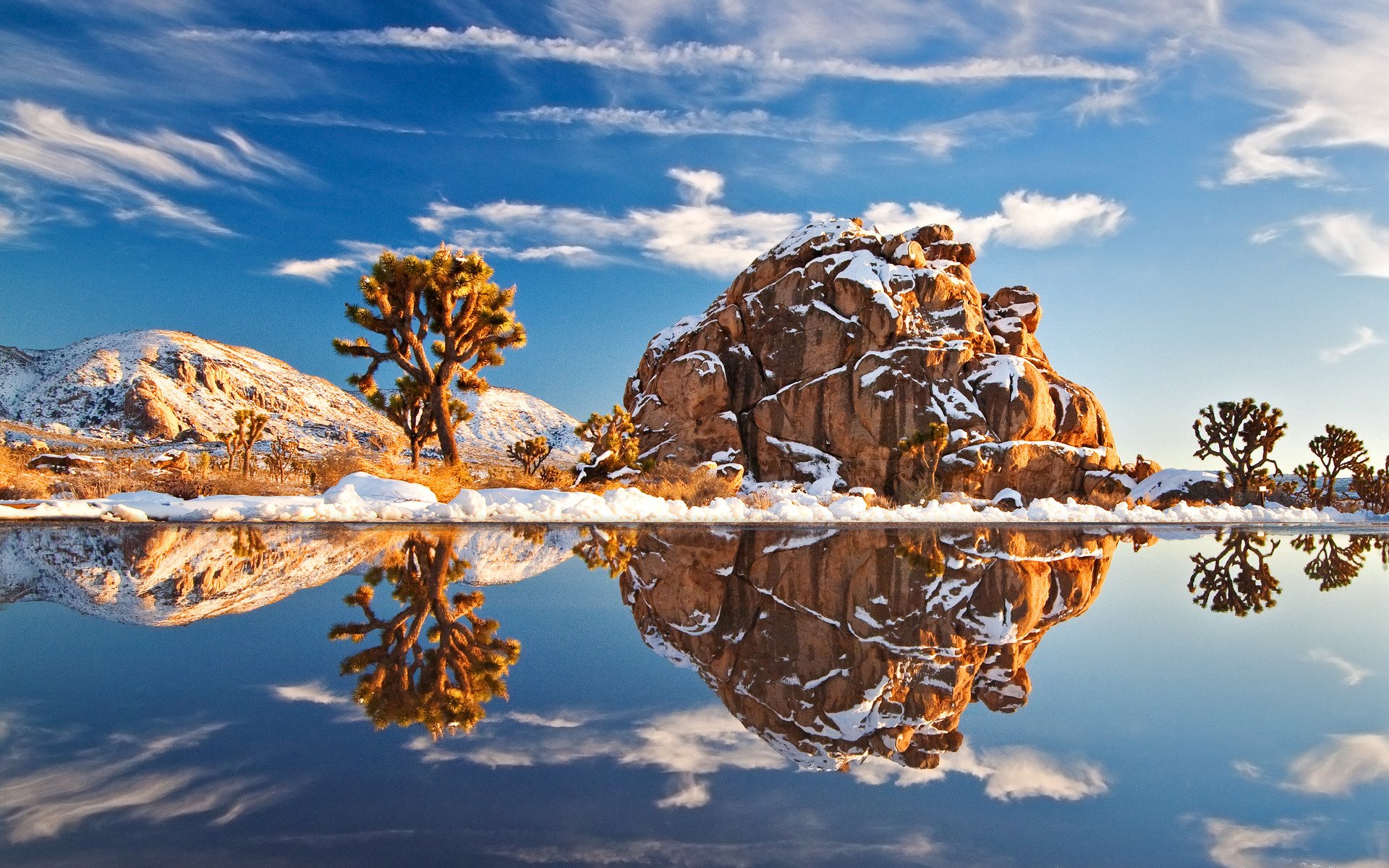 landschaften natur amerika stein steine wasser schnee baum bäume winter