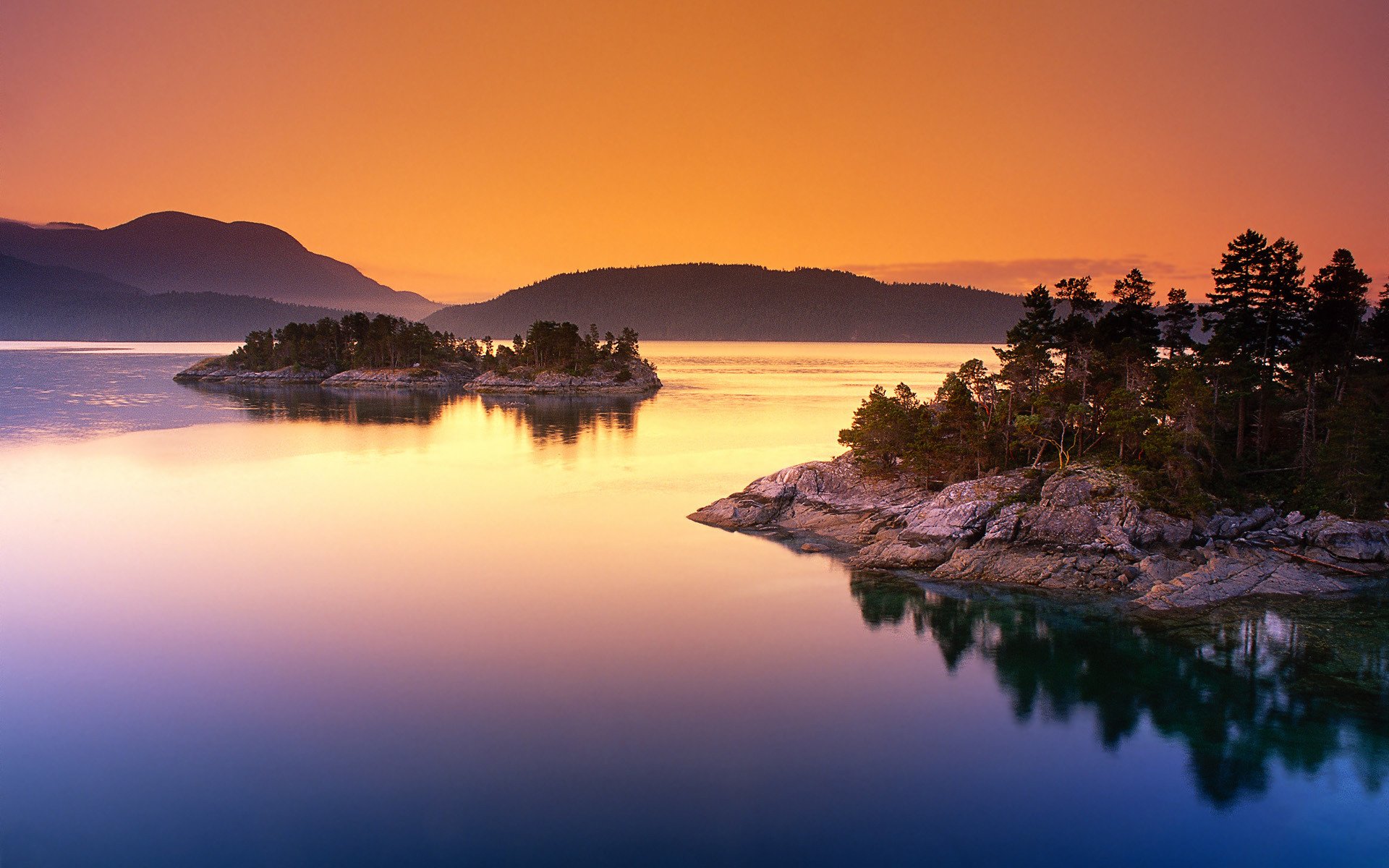 canadá lago isla