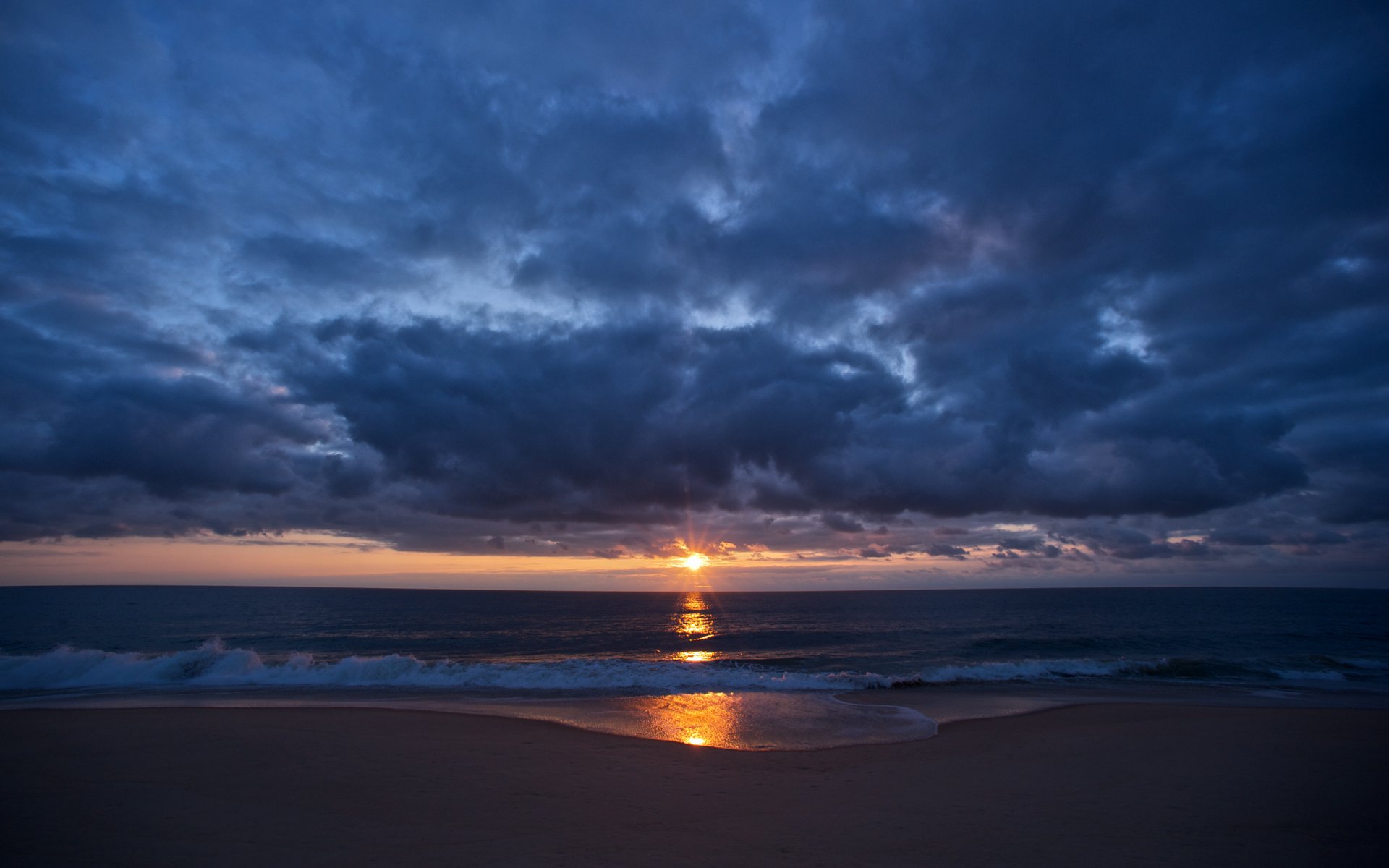 hore beach sea sunset romance clouds sky