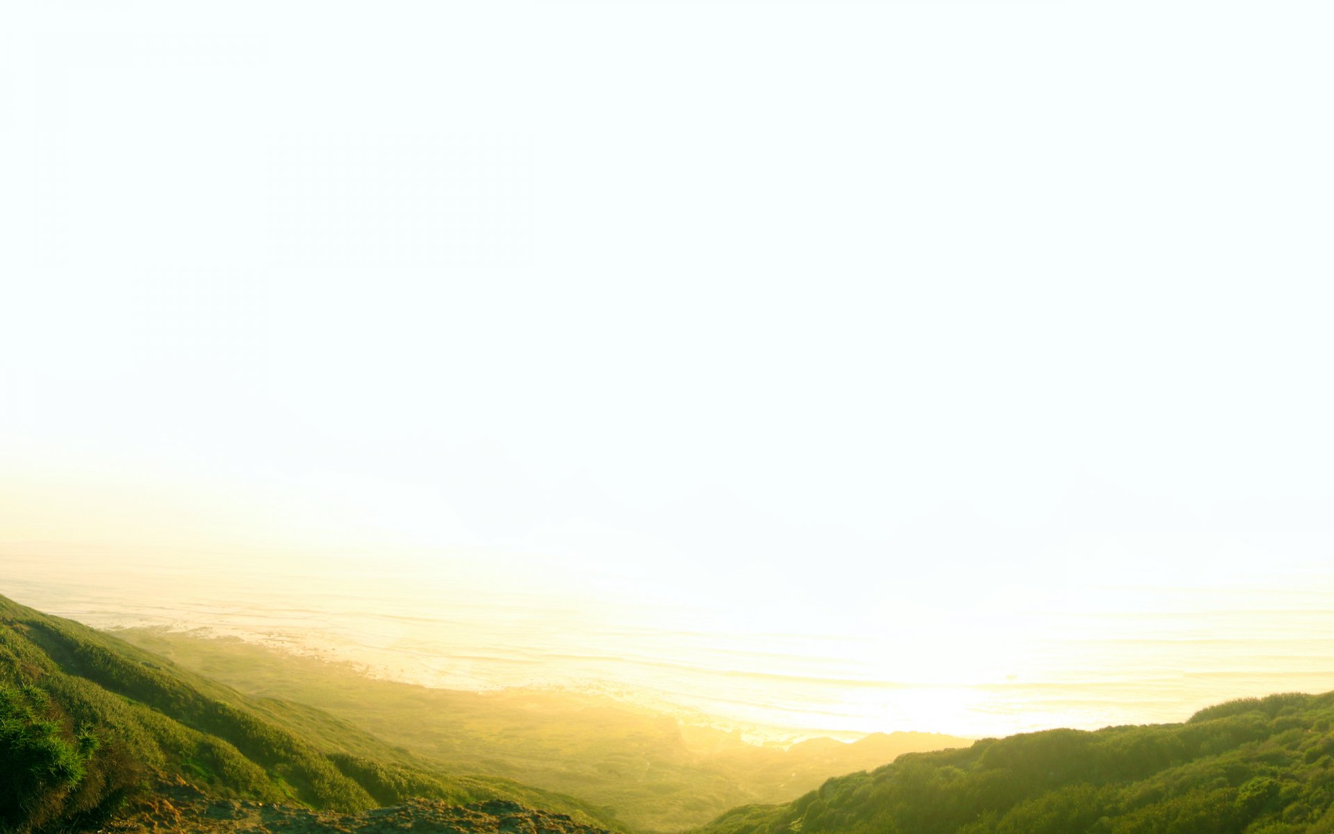 horizon sky sun light mountain vegetation