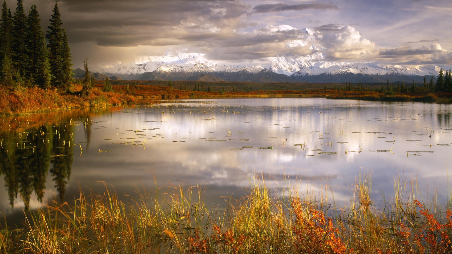 berge natur see herbst