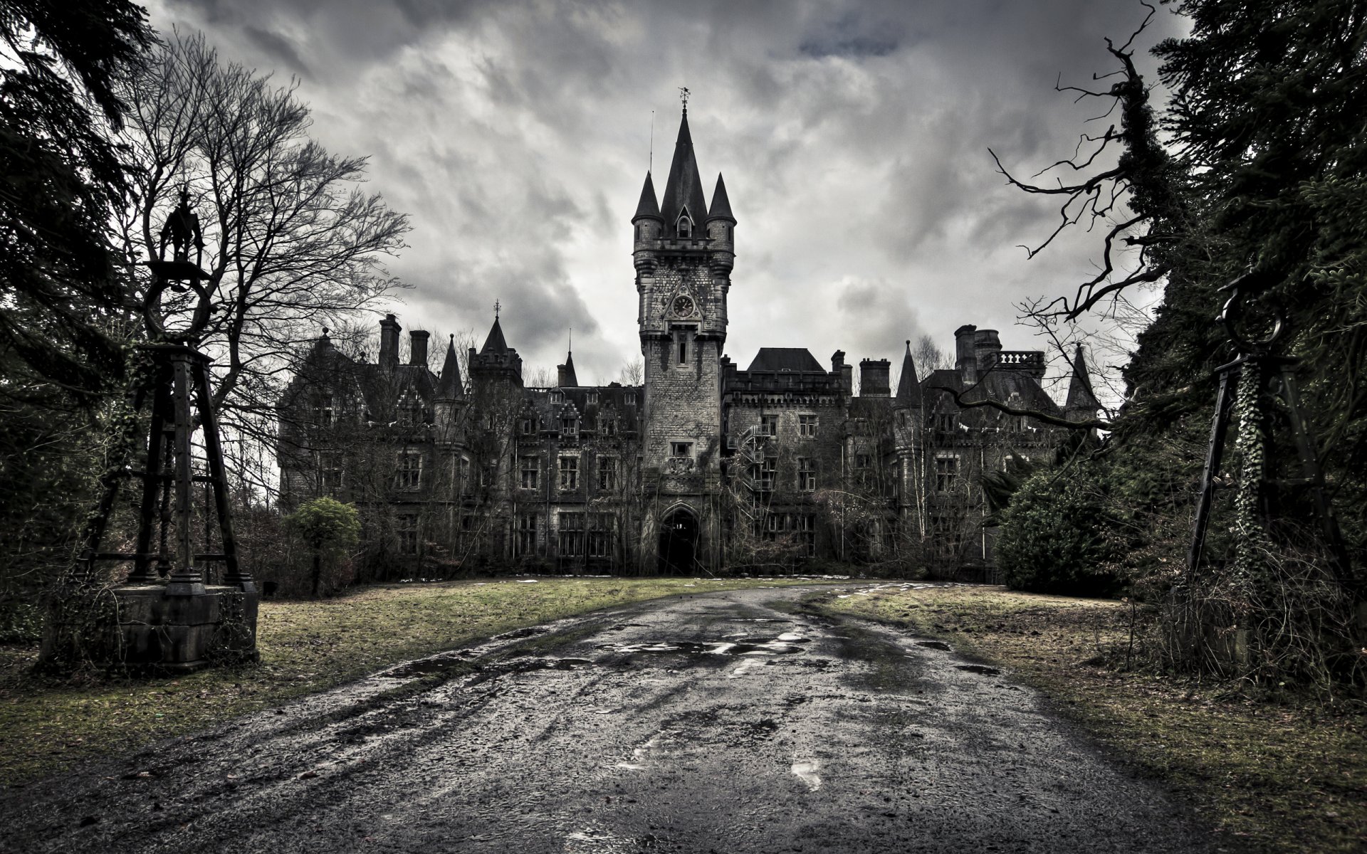 castillo castillo decay sombrío