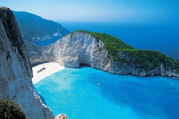 Lagune paradisiaque en Grèce