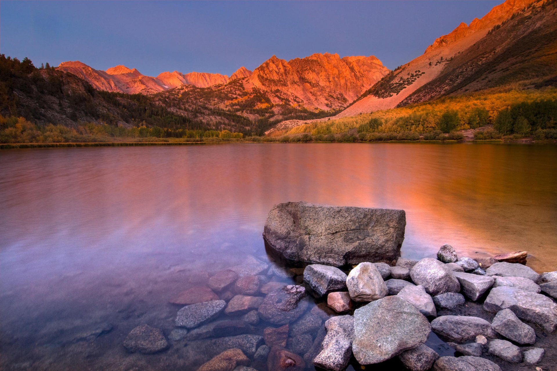 lac eau ciel nature