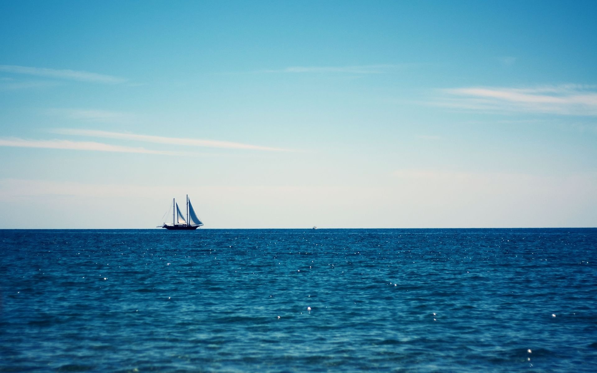 blu mare estate cielo yacht orizzonte