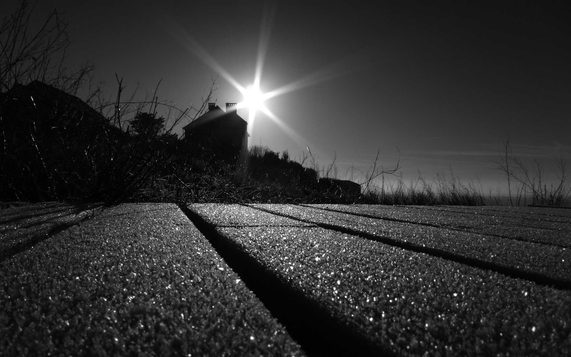 camino casa sol rayos