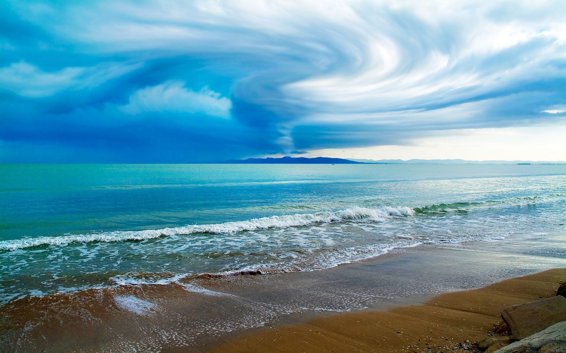 plage ciel sable vacances