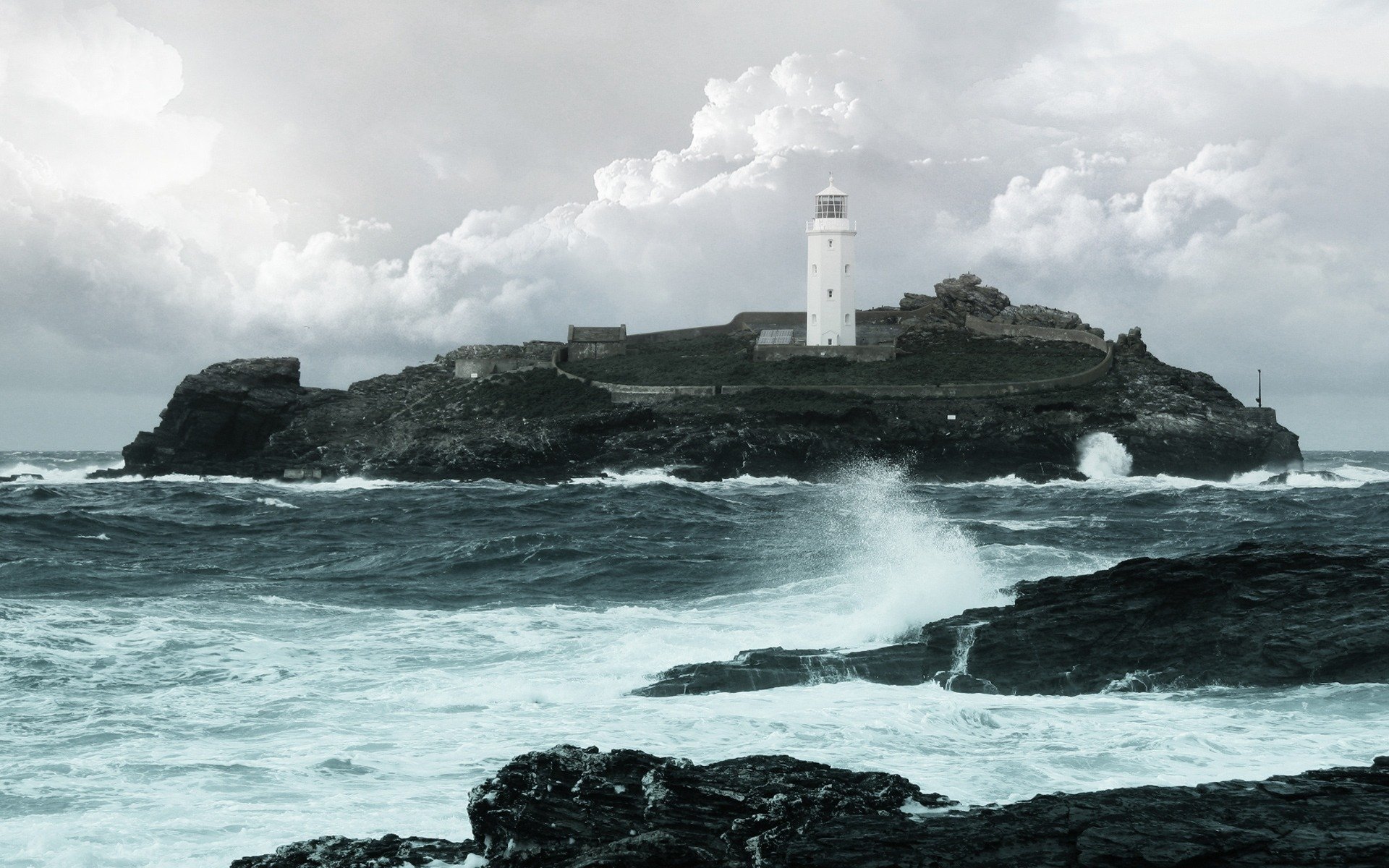 sturm insel leuchtturm