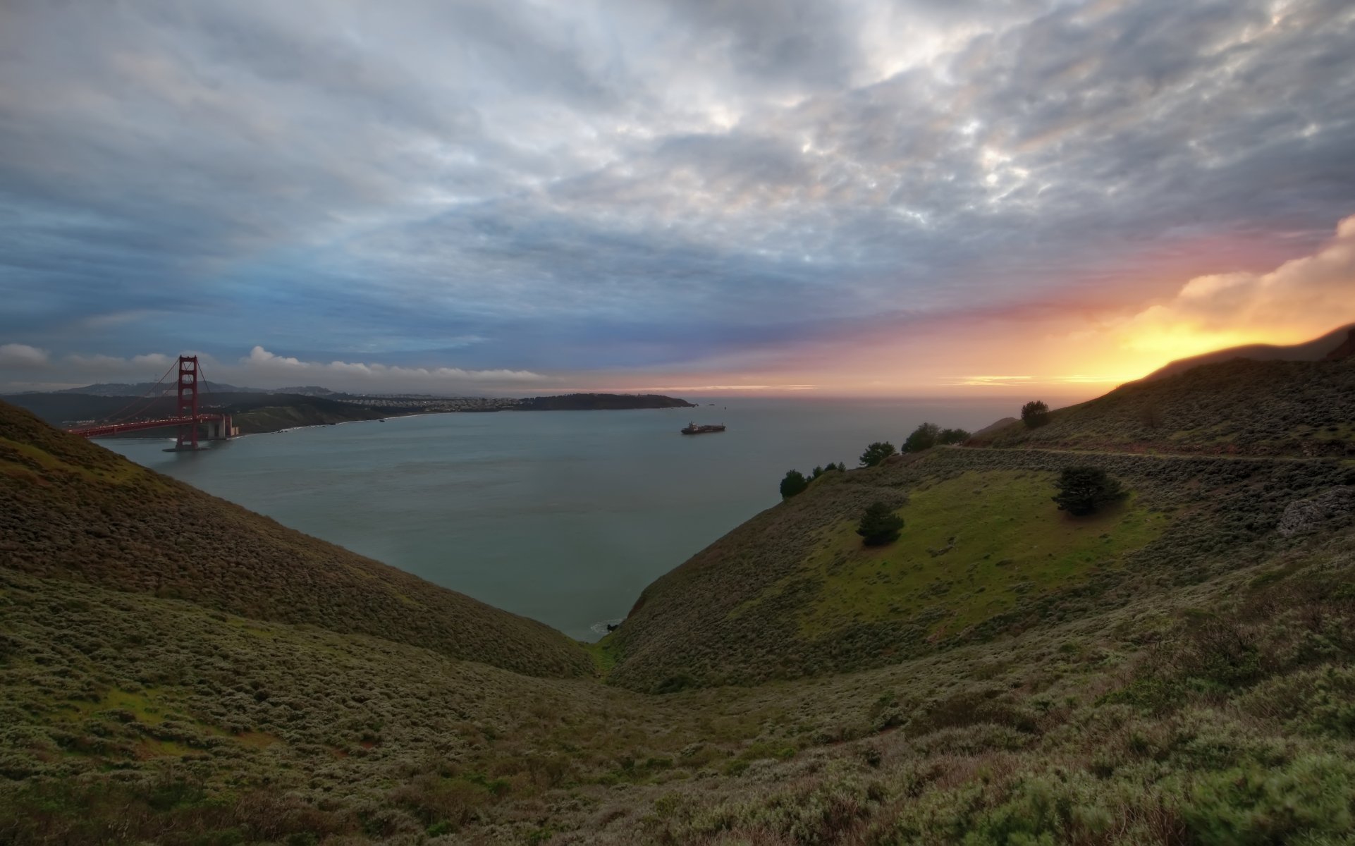 paisaje puente naturaleza océano cielo