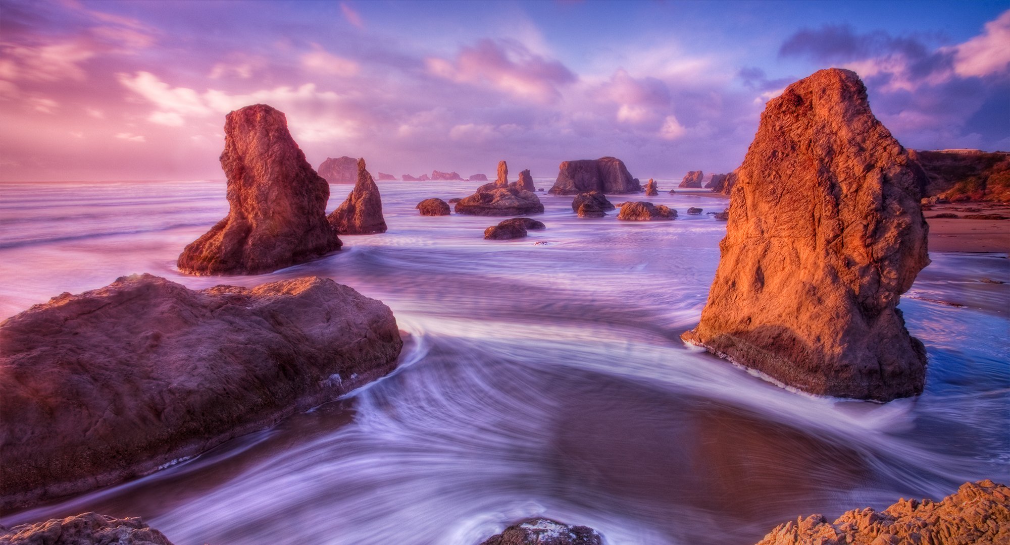 paisaje naturaleza piedras agua mar océano salpicaduras cielo