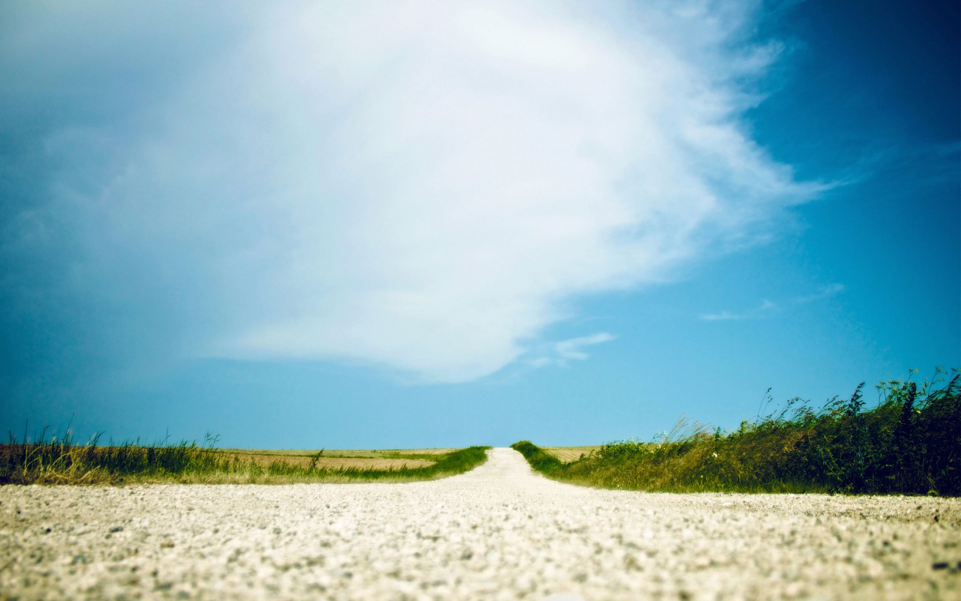 camino verano cielo