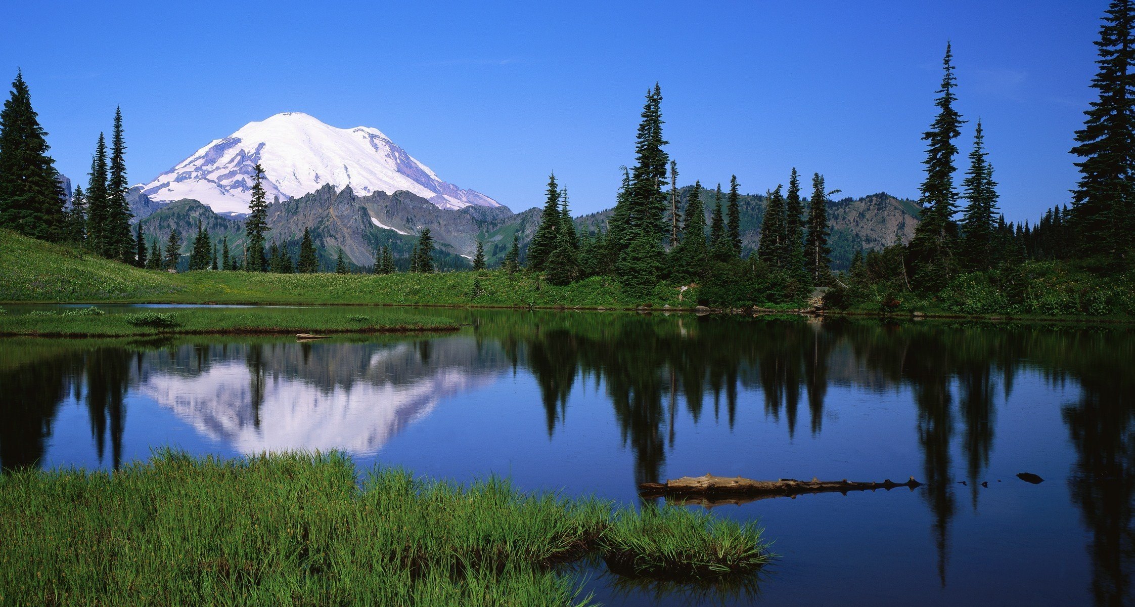 grass nature landscape lake water mountain sky nature