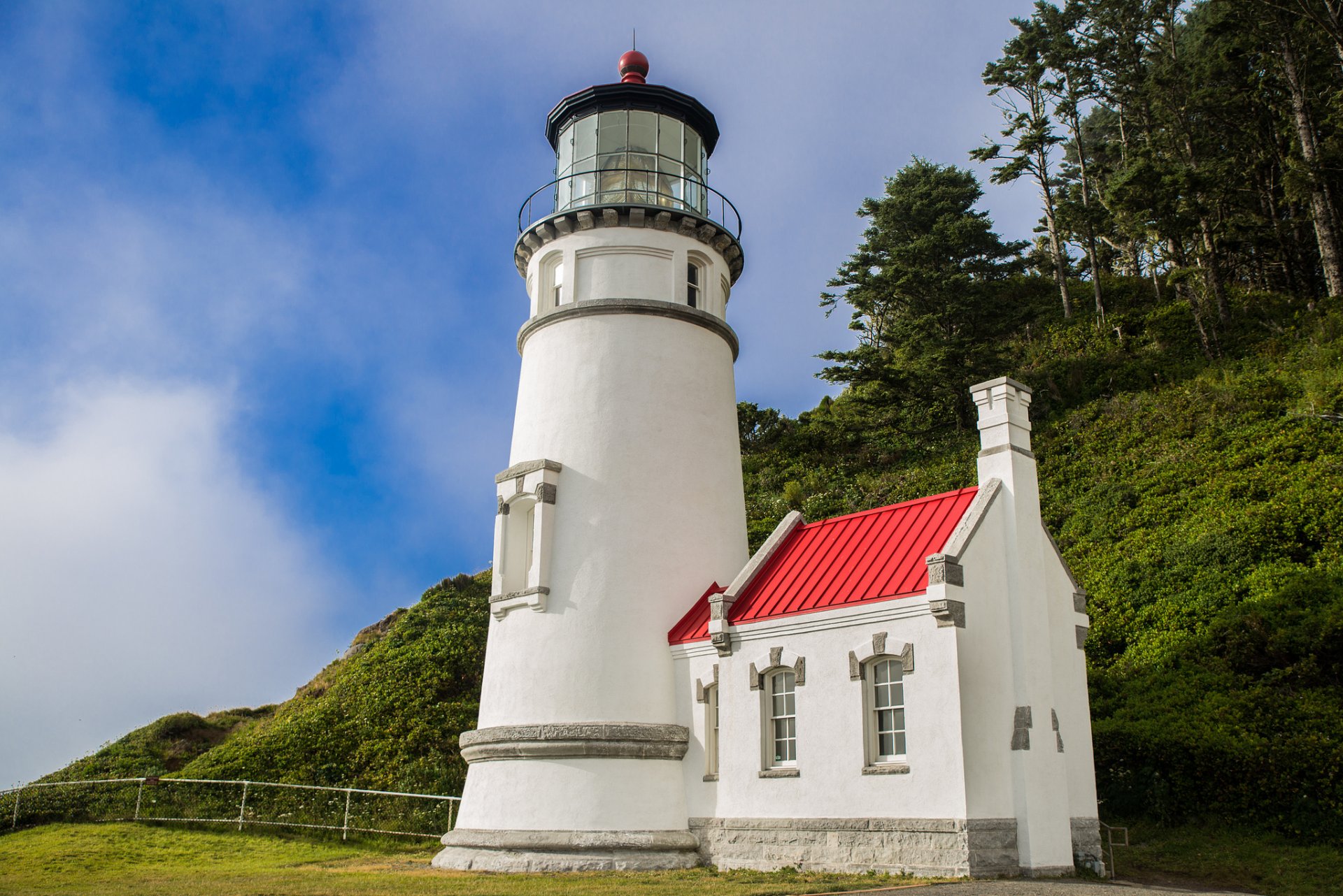 kopf des leuchtturms von hecita oregon leuchtturm