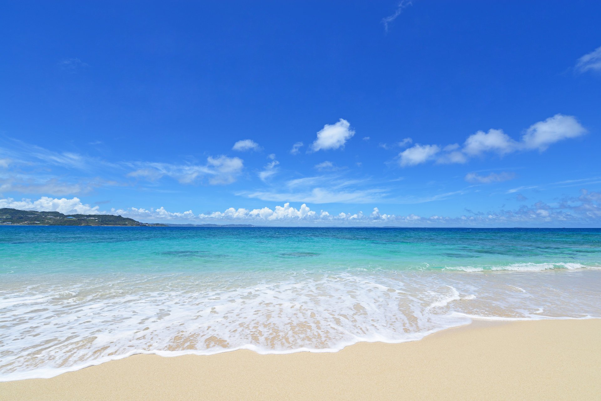 été plage bleu mer côte paradis sable vagues