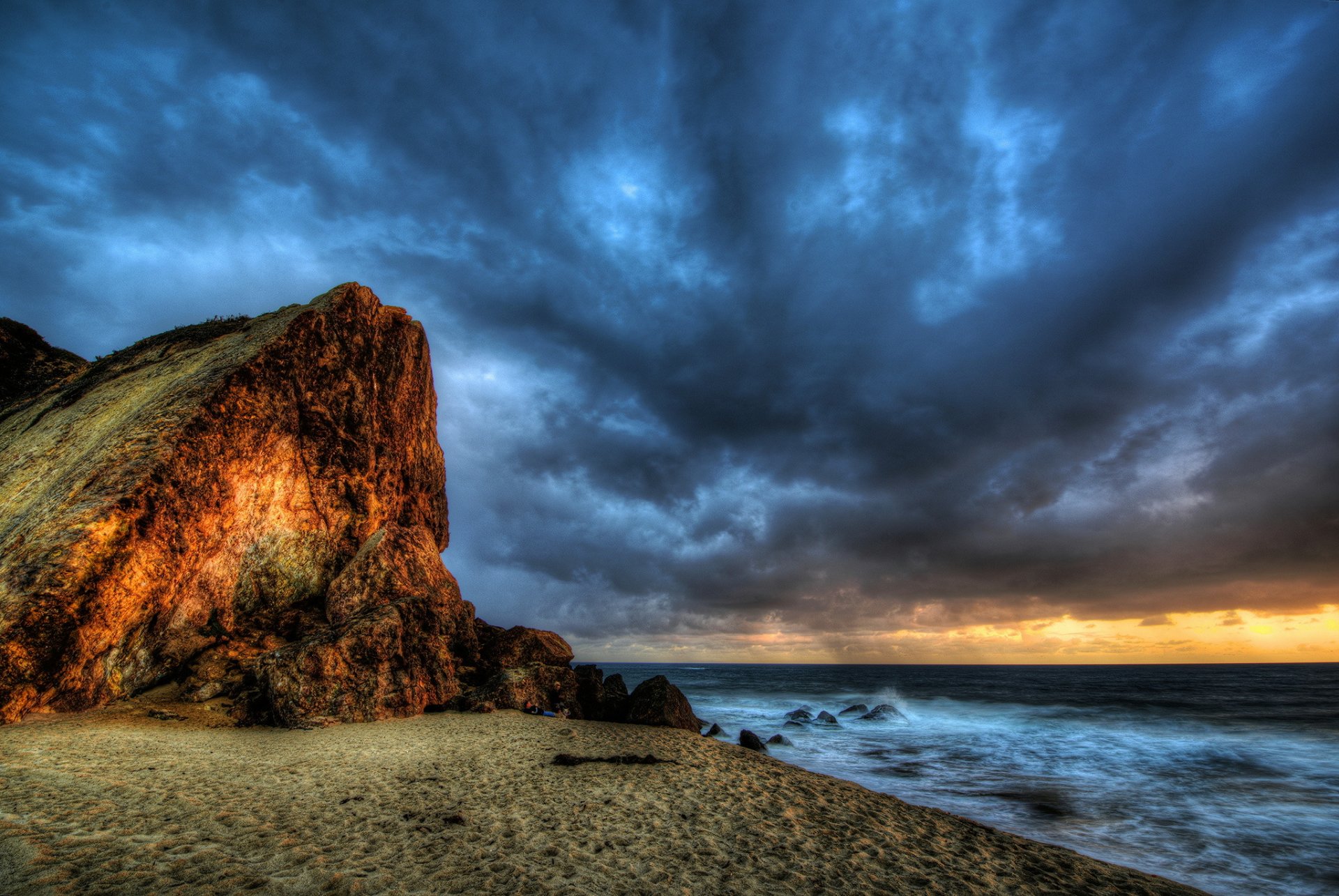 malibu paysage photo marine hdr