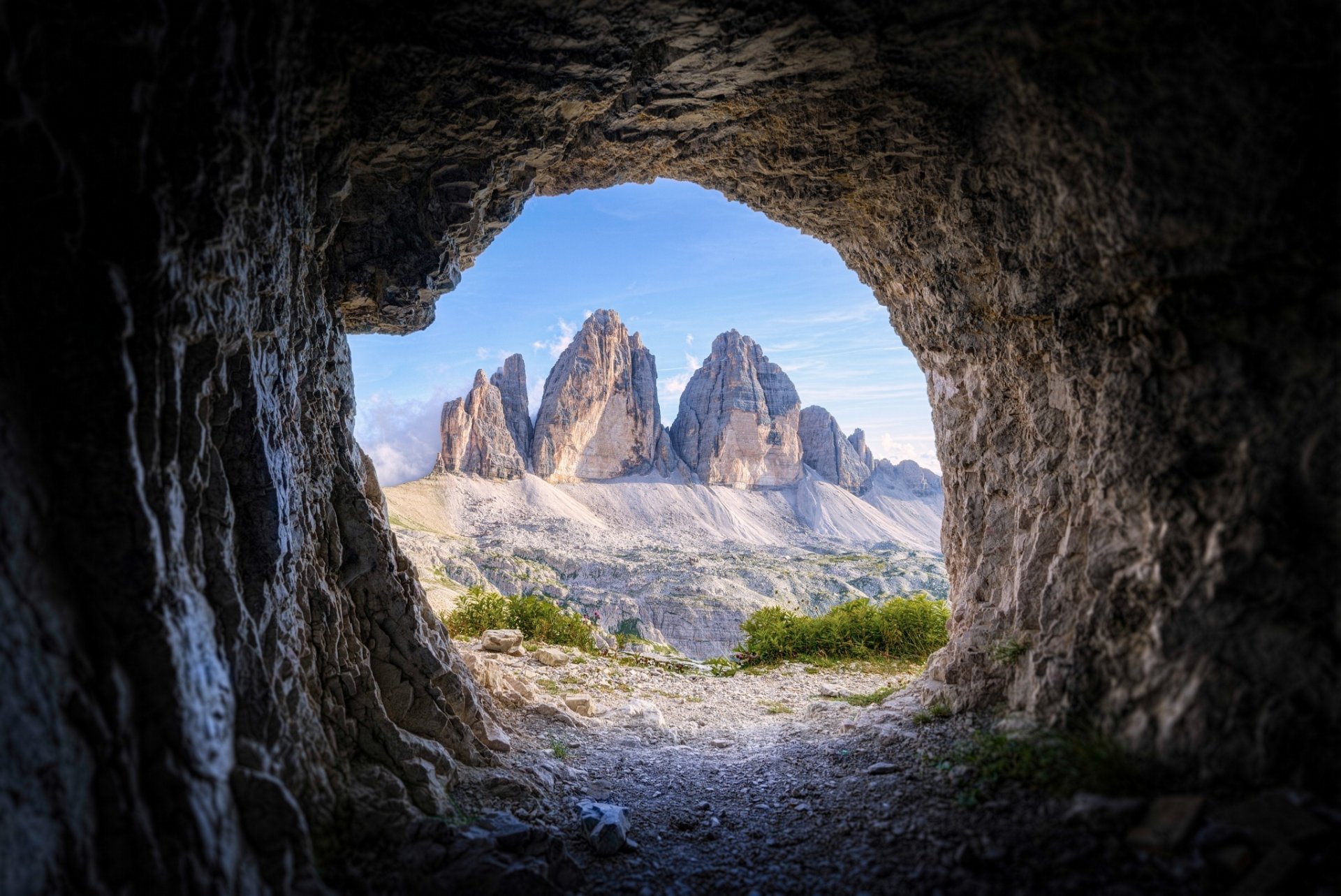 landschaft berge natur höhle