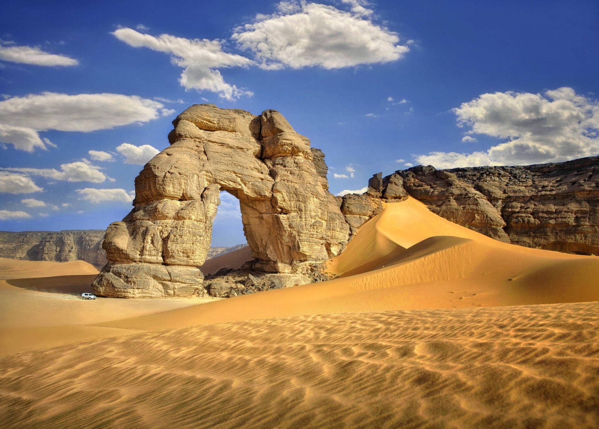 deserto rocce arco sabbie