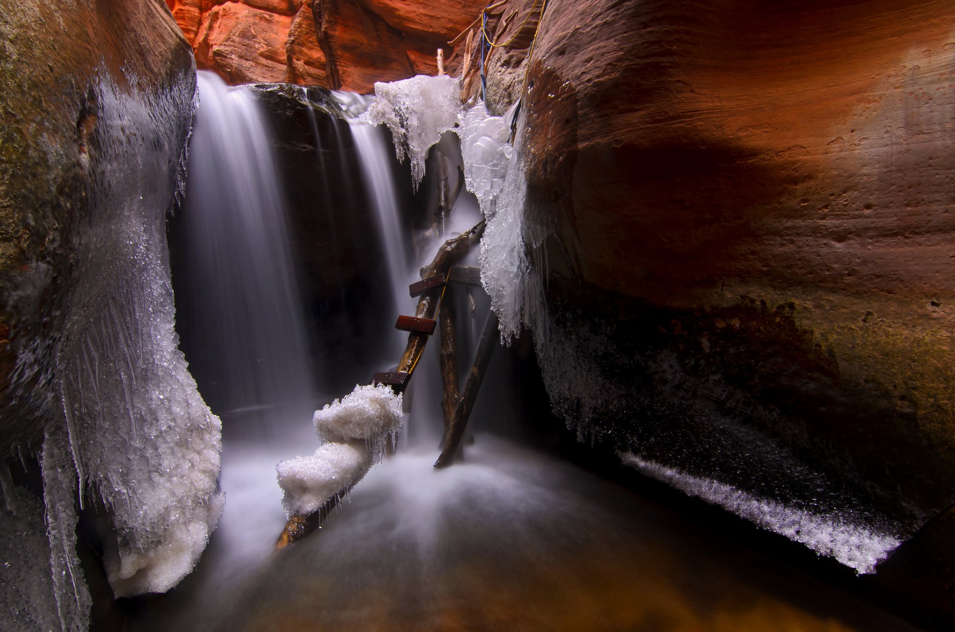 kanarraville utah isa grotta scala ghiaccio ghiaccioli