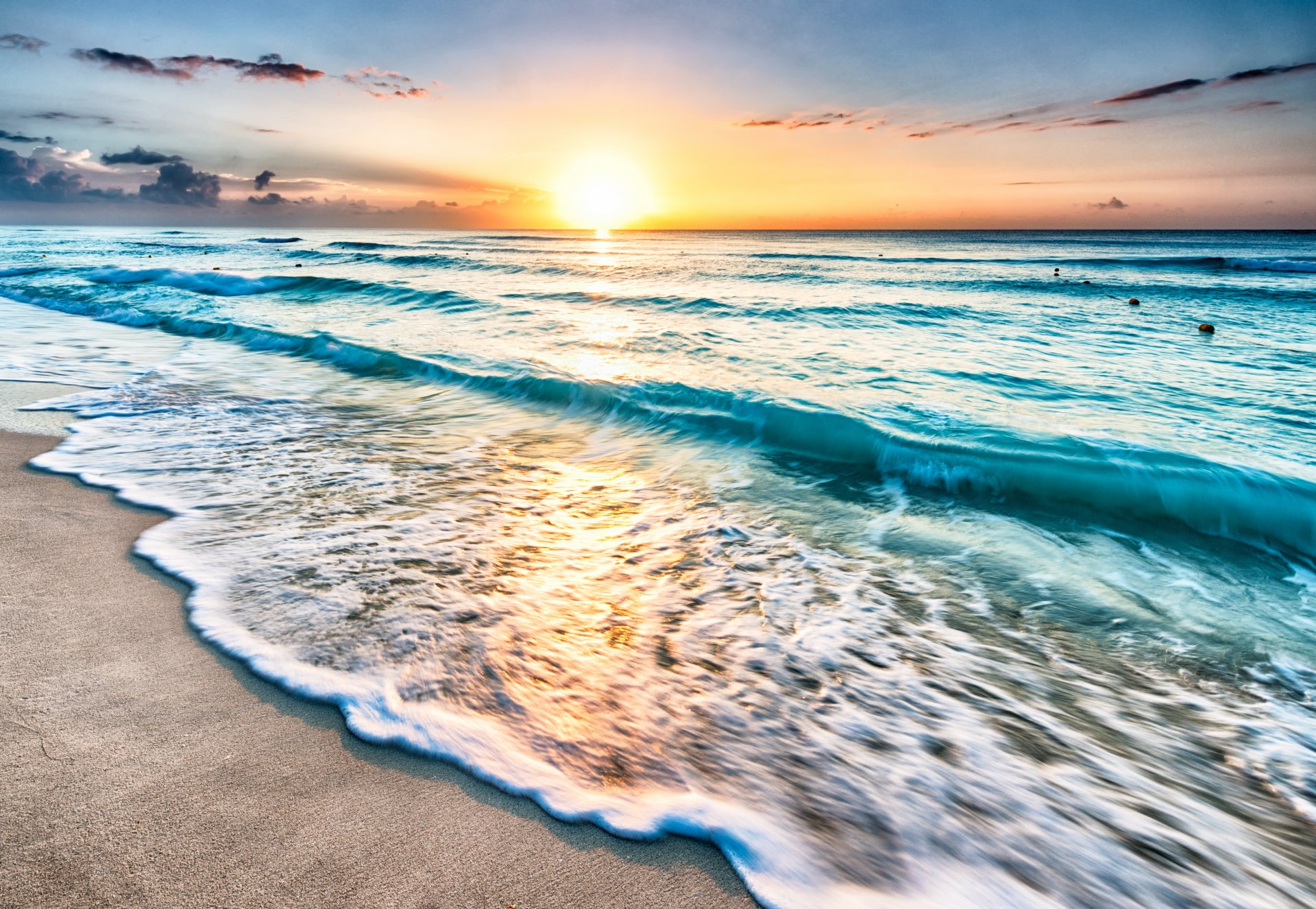 paesaggio tramonto spiaggia sabbia mare costa