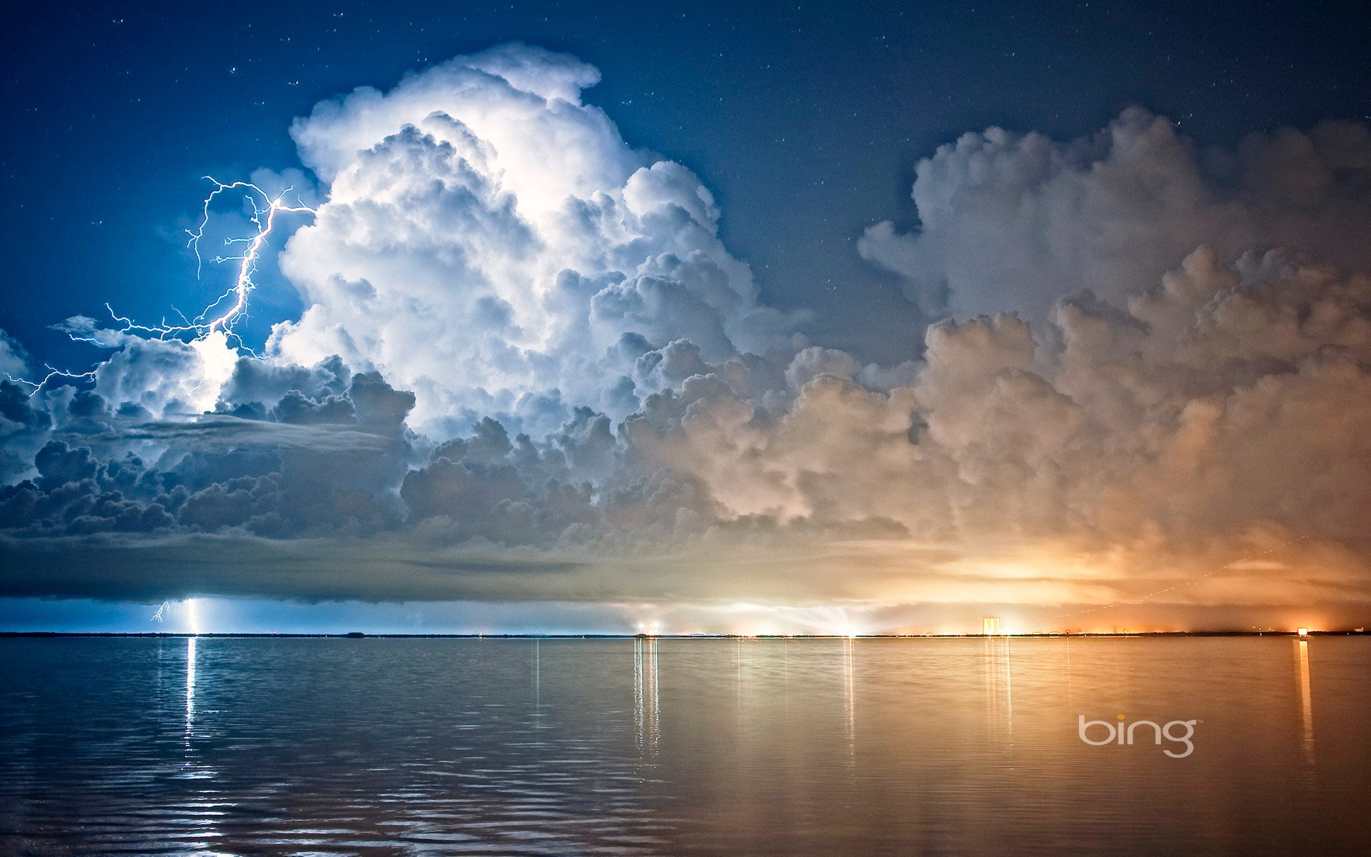 cabo cañaveral florida estados unidos cielo nubes relámpago elemento