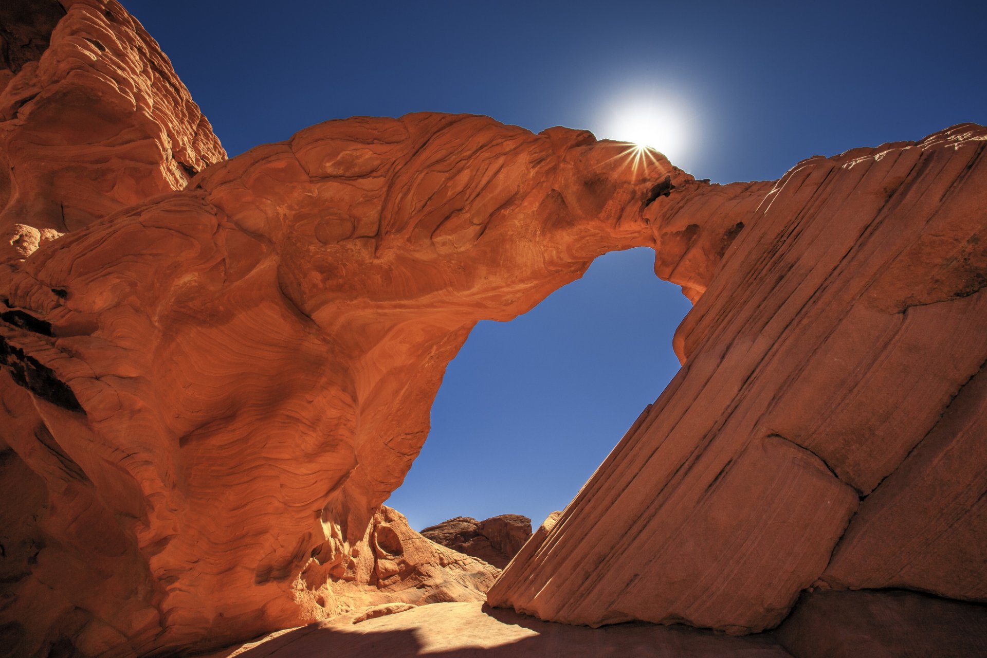 nevada parc national désert vallée du feu rock arch