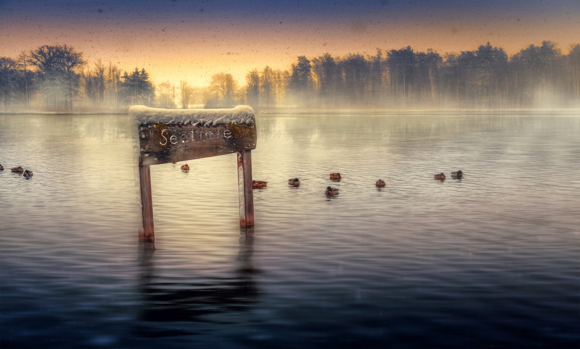 see enten schnee verarbeitung