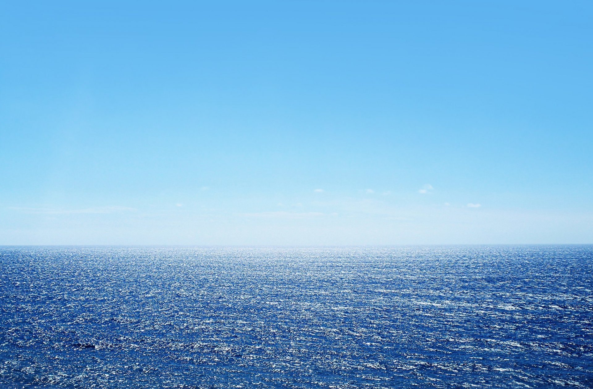 acqua oceano blu orizzonte onde