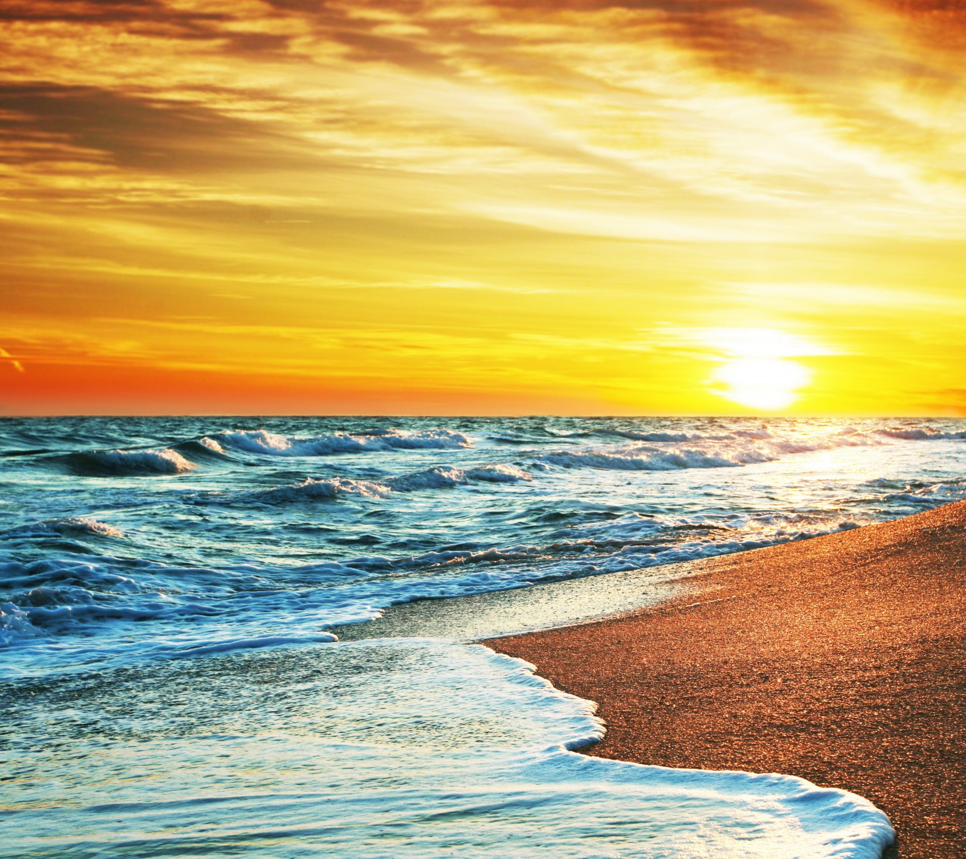 été plage mer coucher de soleil soleil ciel côte sable