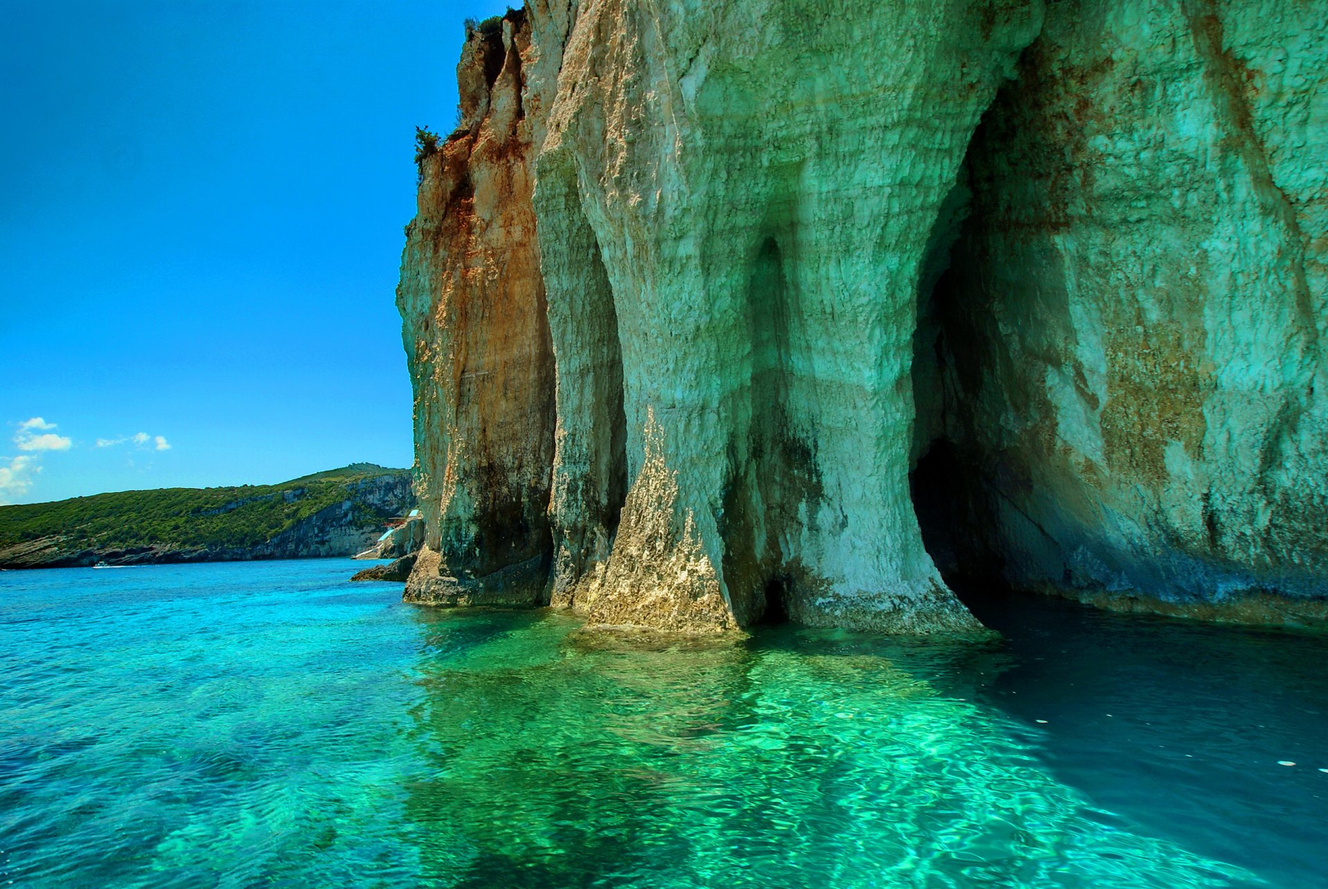 rocce cielo mare grotta paesaggio promontorio