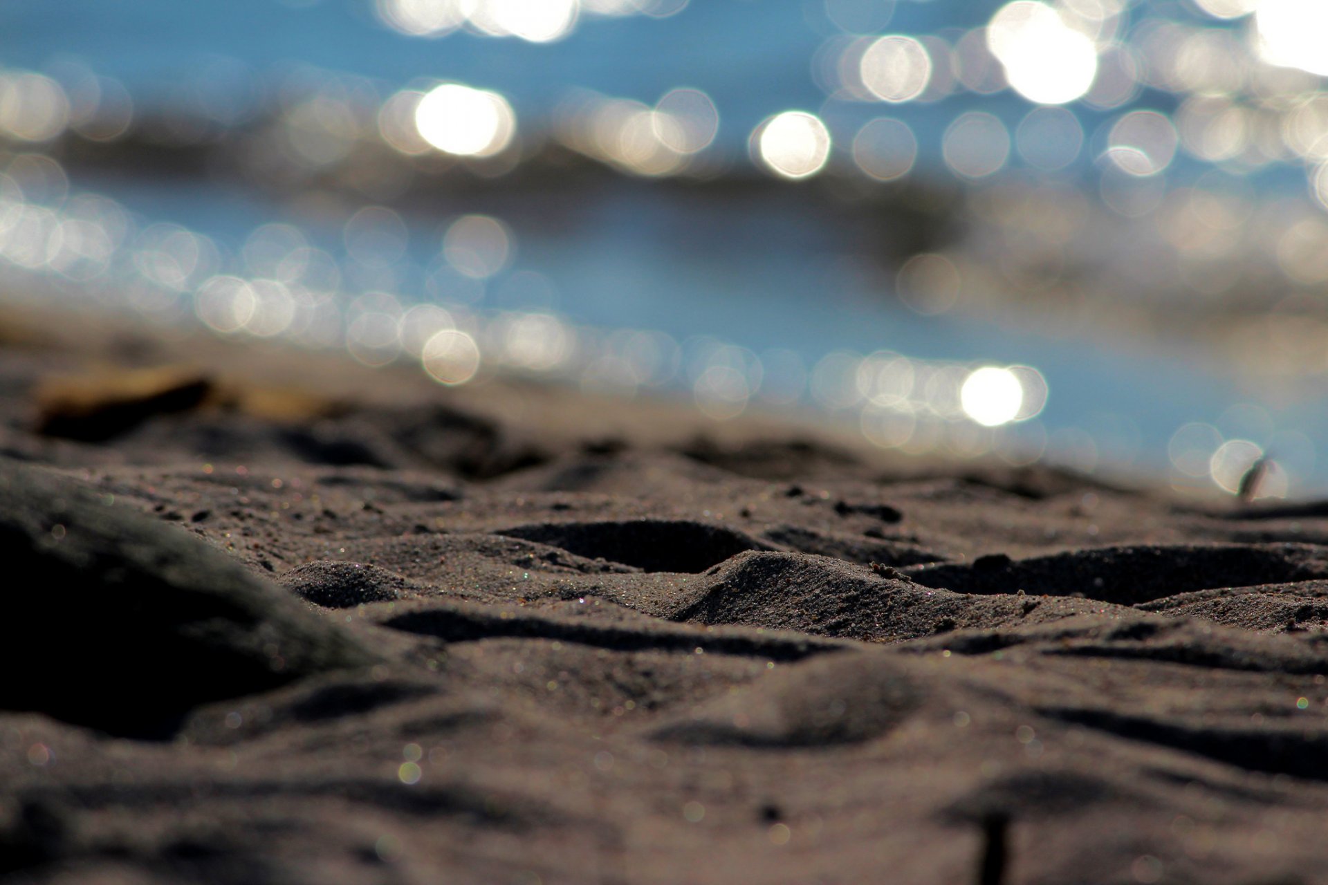 sand unschärfe blendung