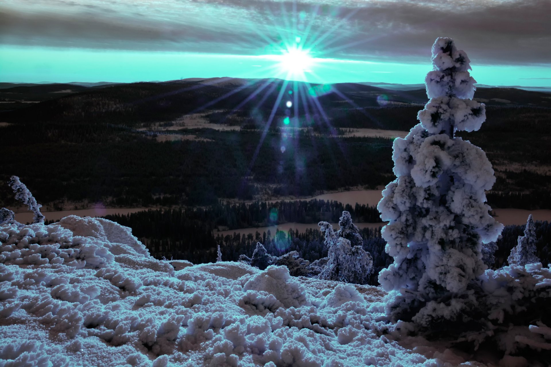 lappland traum schnee sonne