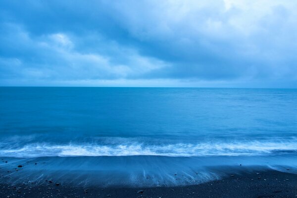 Abendlandschaft am Meer