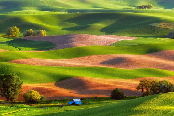 The US State Park stpepto beat where Beauty lies like multicolored carpets