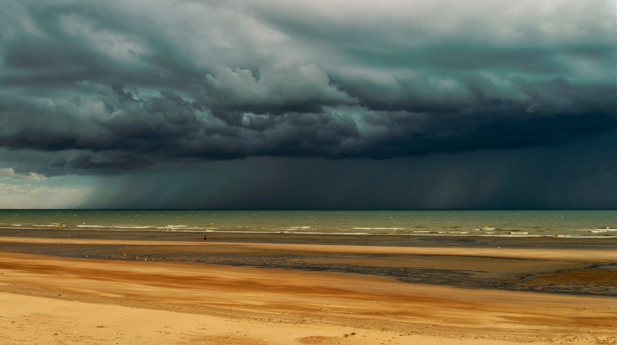 beach shore sky cloud