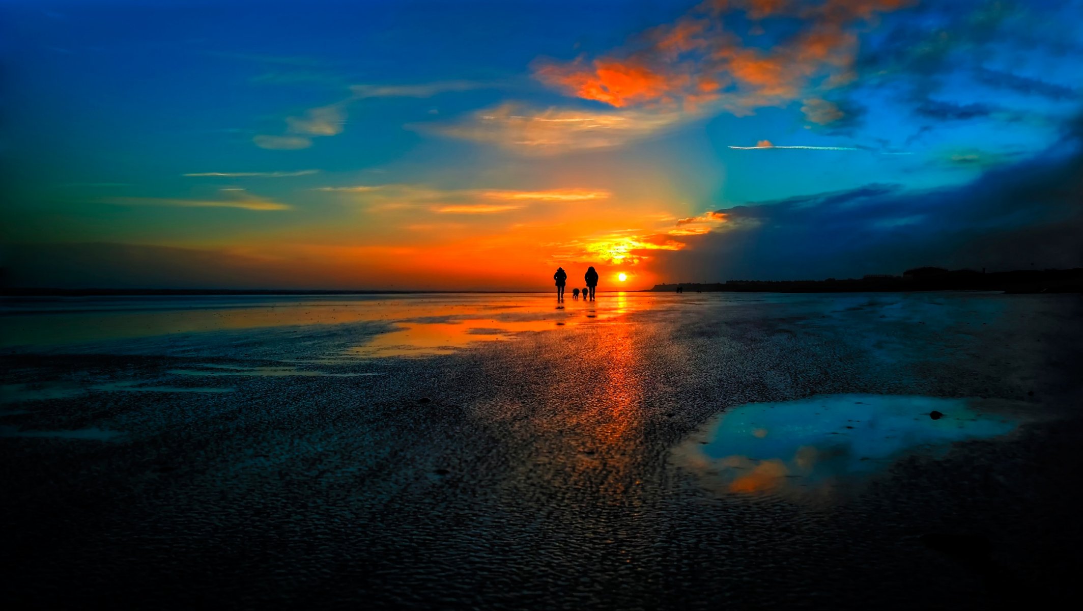 menschen silhouetten sonne sonnenuntergang