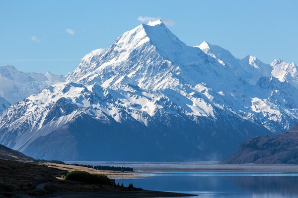 Jezioro w parku narodowym Aoraki