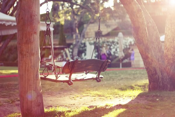 Swing de verano al aire libre