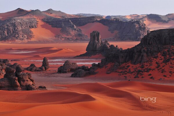 Deserto nel Parco Nazionale di Tassili