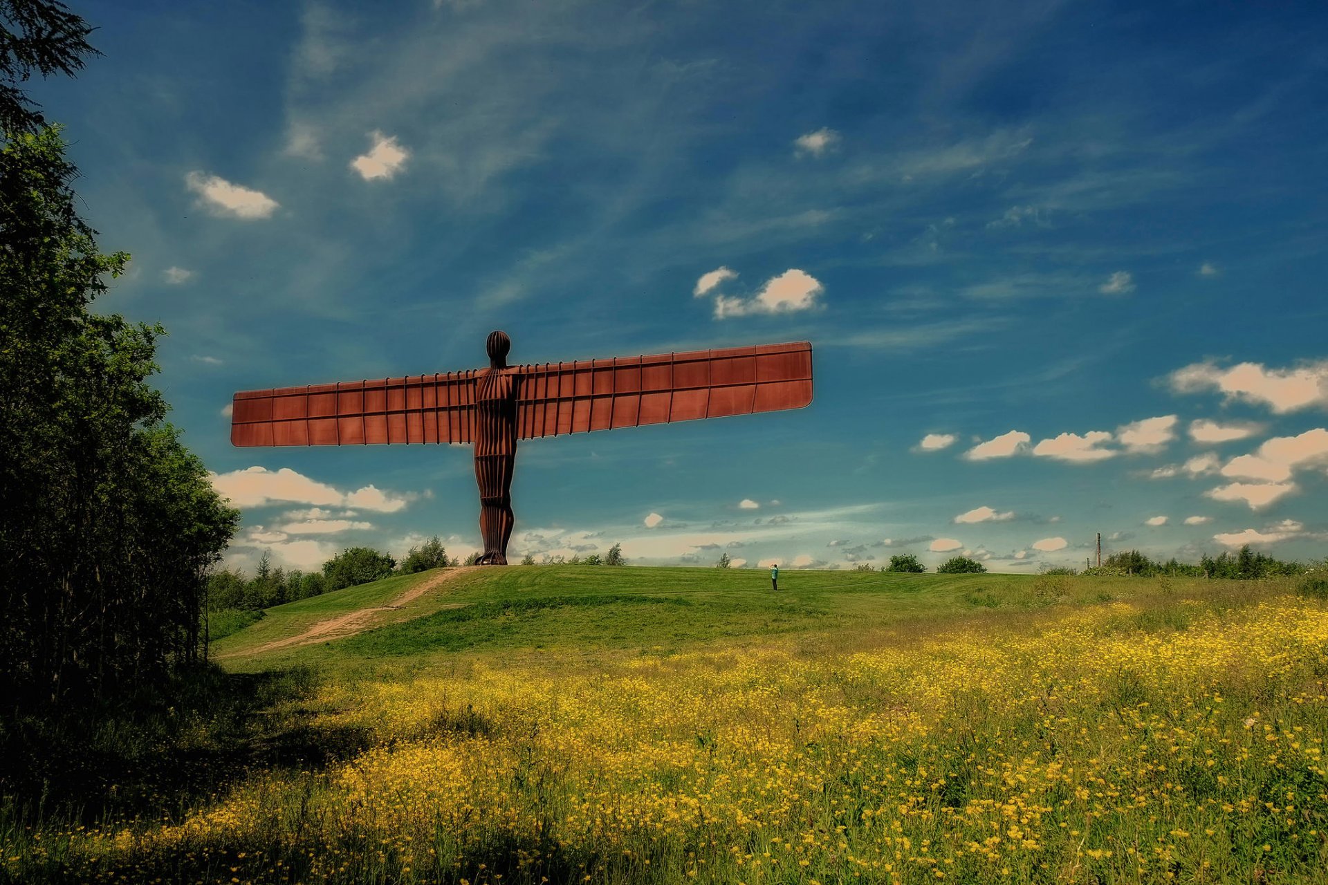 ángel del norte escultura gateshead gateshead inglaterra