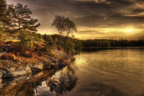 A peaceful landscape in a corner of Sweden